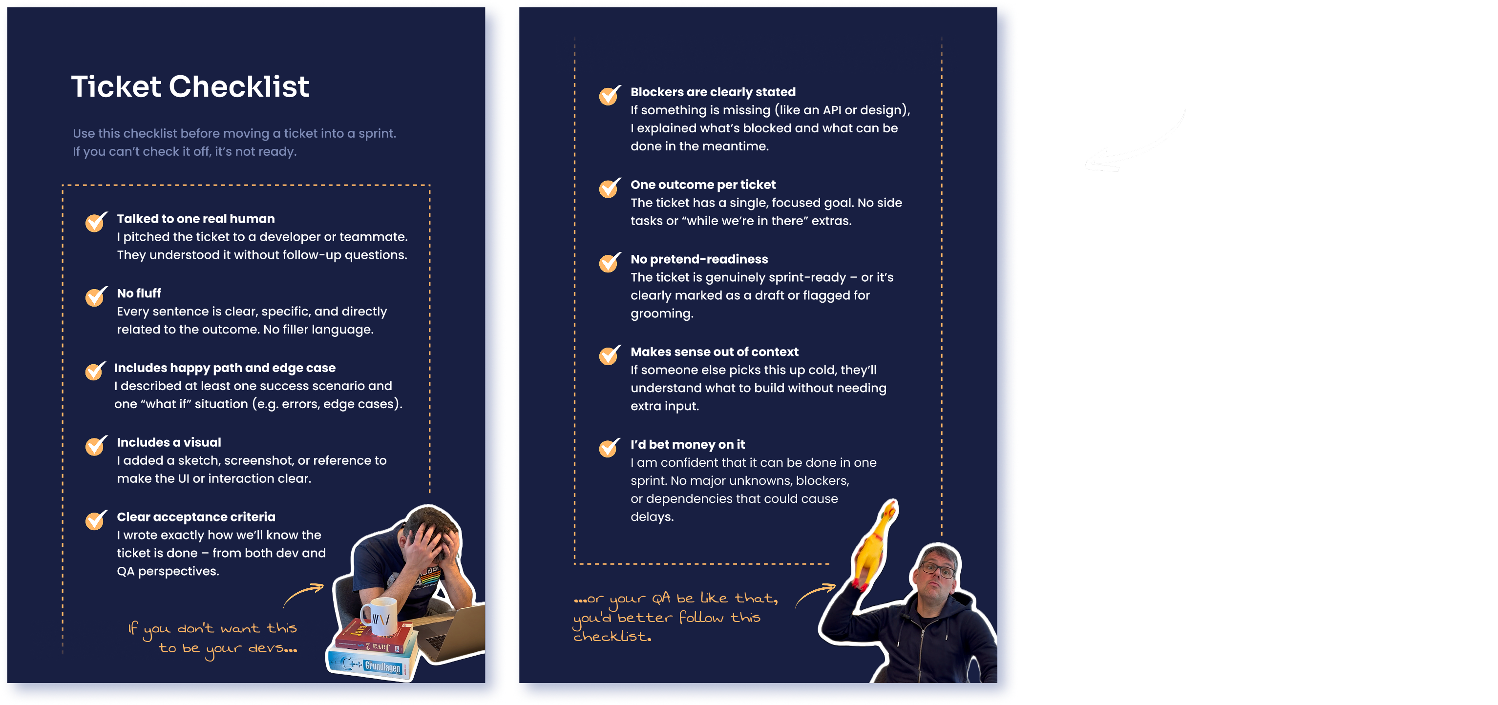Preview of downloadable free Definition of Ready checklist for software product teams